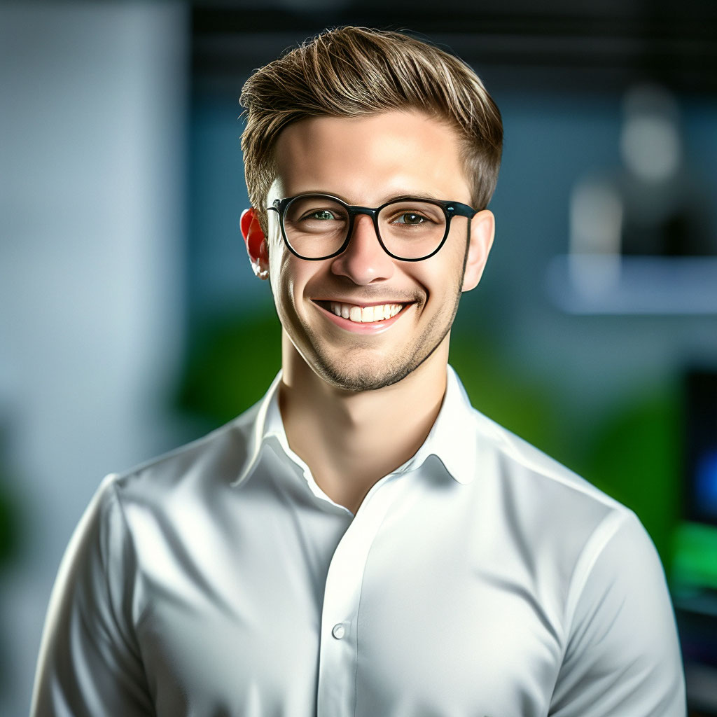 довольный человек